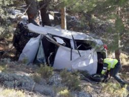 Un vehículo chocó de frente con otro, los conductores murieron al instante. ESPECIAL