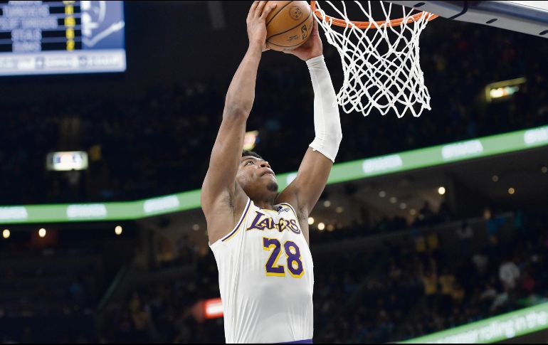 Rui Hachimura fue el inesperado líder anotador de los Lakers. AP
