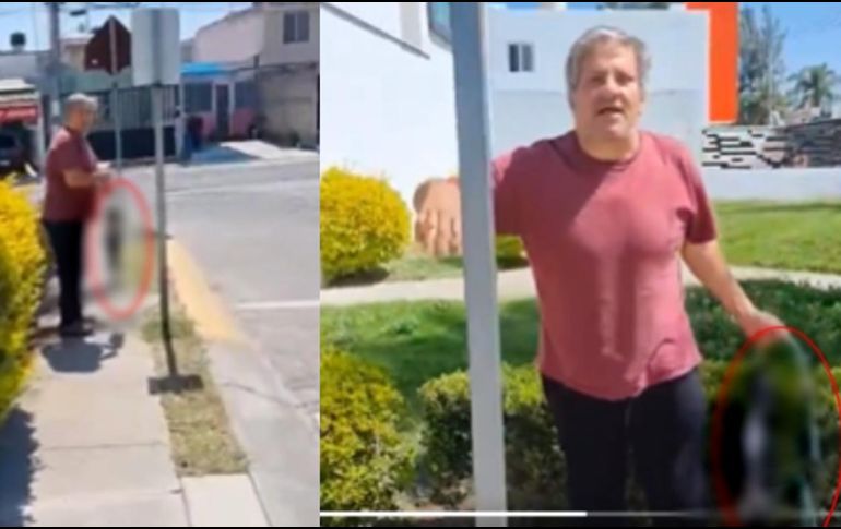 El indignante hecho ocurrió en las calles de Zapopan. ESPECIAL/ Captura de Pantalla