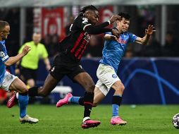 Este martes juega el Napoli de Hirving Lozano en la Champions. AFP / ARCHIVO