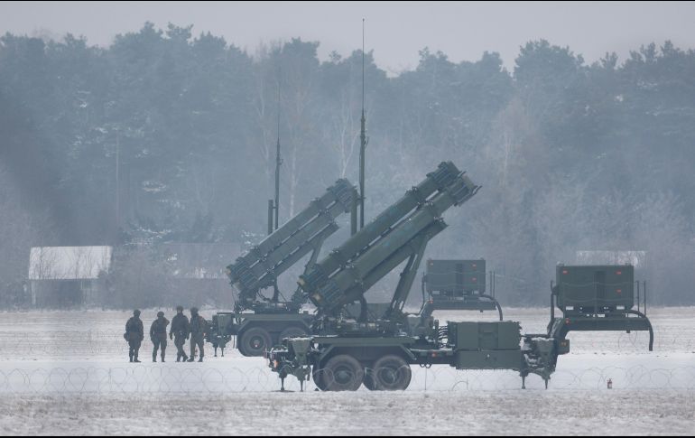 El sistema Patriot llega con miras a reforzar la defensa aérea de Ucrania. AP/ARCHIVO