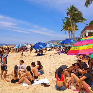 ¿Lo has notado? Sombrillas rentadas se apoderan de las playas de Vallarta