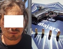 E l hombre fue detenido afuera de un banco en la colonia Chapalita. ESPECIAL