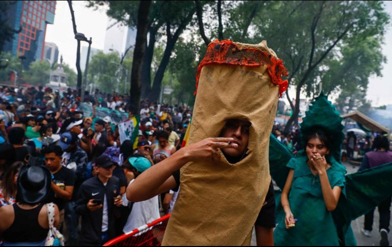 Día Mundial de la Marihuana en la CIudad de México. SUN/ARCHIVO