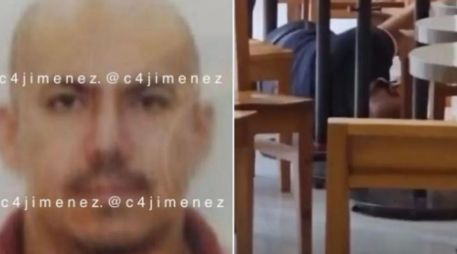 El hombre estaba comiendo en una cafetería cuando le dispararon. ESPECIAL