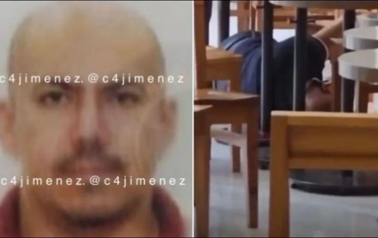El hombre estaba comiendo en una cafetería cuando le dispararon. ESPECIAL