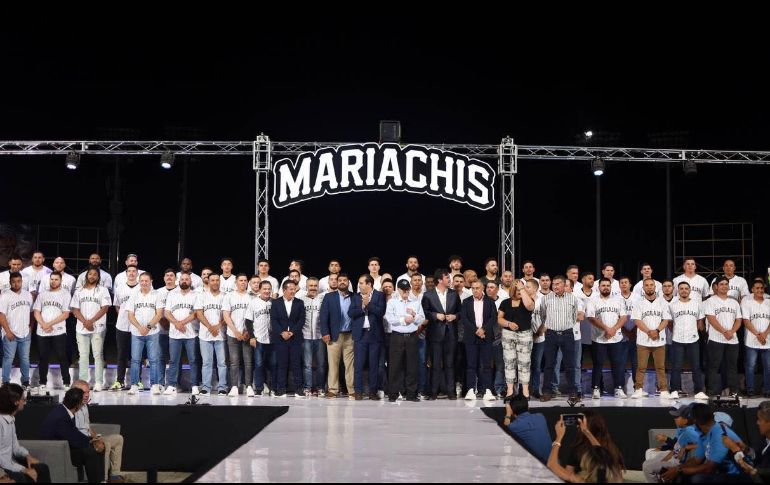 Los Mariachis de Guadalajara más que listos para su debut en la LMB. ESPECIAL/Mariachis de Guadalajara