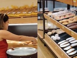 La extranjera se mostró sorprendida por la diversidad de repostería en el país. Después, con su charola repleta de panes, se dirigió a la caja para realizar el pago. ESPECIAL