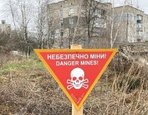 Rusia colocó minas para defender sus posiciones y frenar los contraataques de Ucrania.