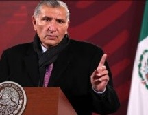 Adán Augusto López, secretario de Gobernación, estuvo hoy en La Mañanera. ESPECIAL