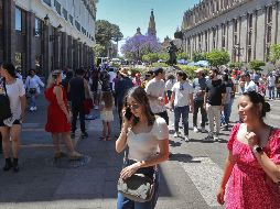 Más de 1.8 millones de personas acudieron al centro de Guadalajara en Semana Santa. EL INFORMADOR/ ALONSO CAMACHO