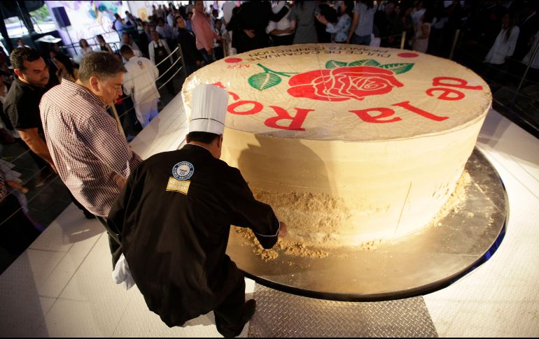 Jalisco ganó el Récord Guinness, el 19 de julio de 2018, por el mazapán más grande del mundo. EL INFORMADOR/ ARCHIVO