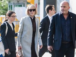 Carroll, de 79 años, declaró que se cruzó con Trump en la puerta giratoria de la tienda Bergdorf Goodman en 1996. EFE/J. Lane