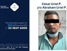  Abrahamun Uriel “P” o César Uriel “P” de 26 años permanecerá un año en prisión preventiva. ESPECIAL