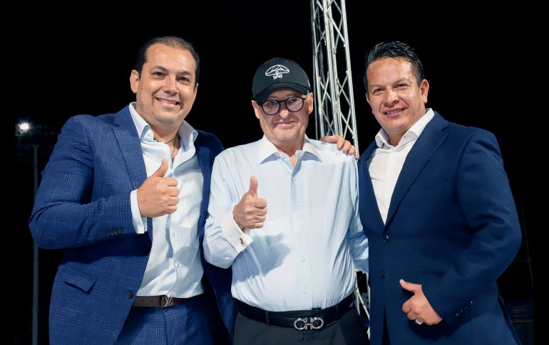 Rafael Tejeda, Enrique Ibarra y Luis Fernando Ortega. GENTE BIEN JALISCO/ Claudio Jimeno