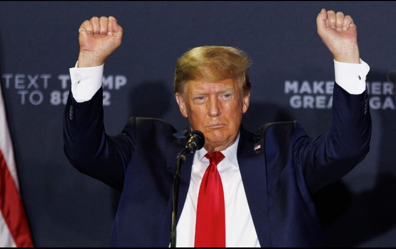 Donald Trump dijo que Biden lo que quiere es acabar de destruir al país. EFE