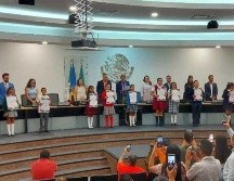 El alcalde Juan José Frangie les tomó protesta a los integrantes del Ayuntamiento Infantil 2023