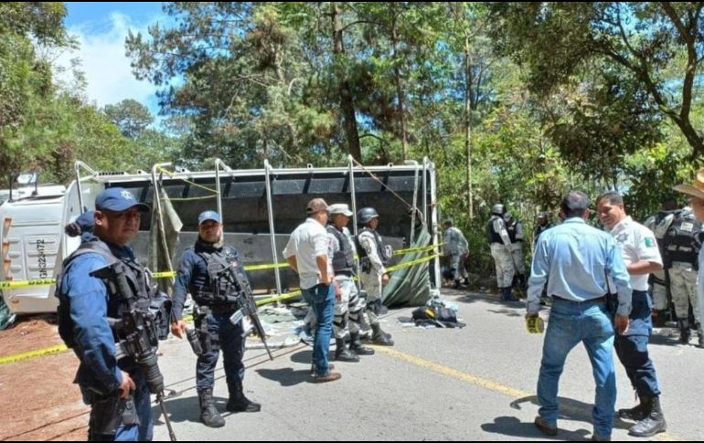 Una mujer de la Guardia Nacional resultó fallecida. SUN