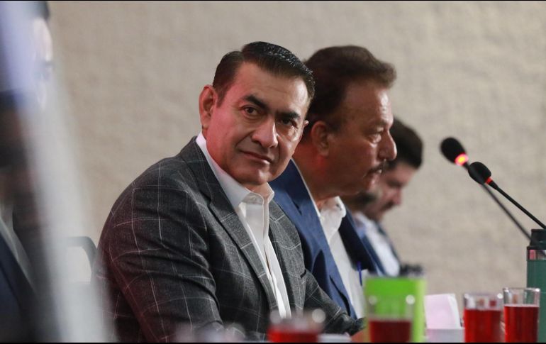 Salvador Zamora Zamora en la presentación del Programa Operativo Anual que encabezó hoy en el Colegio de Ingenieros Civiles del Estado de Jalisco (CICEJ). ESPECIAL