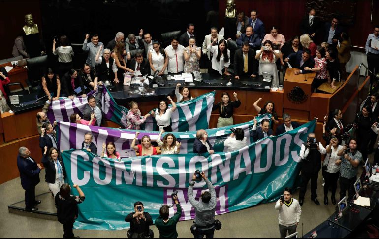 La oposición en el Senado ha bloqueado las reformas prioritarias del Presidente López Obrador. SUN/D. Simón