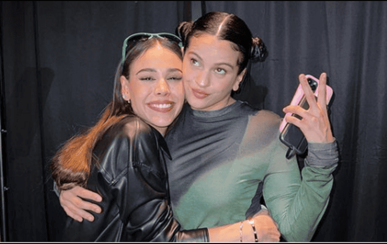 Danna Paola, estuvo presente en la gira ‘Motomami World Tour’ en el Auditorio Nacional. INSTAGRAM / dannapaola