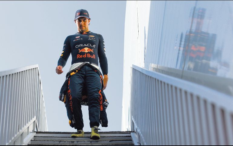 Checo Pérez va por su quinto podio en siete apariciones en Azerbaiyán. ESPECIAL/Red Bull Content Pool