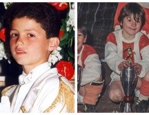 Cristiano Ronaldo y Lionel Messi de pequeños. ESPECIAL: Hola.com y @Lm10Messista