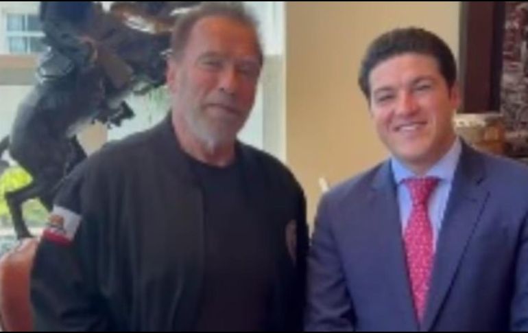 Samuel García presumió en redes sociales la foto con el actor. SUN