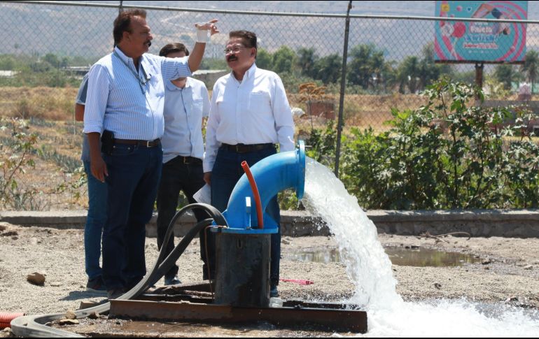 El pozo tiene una profundidad de 400 metros y se realizó a 60 metros de la planta de tratamiento de San Miguel Cuyutlán. ESPECIAL