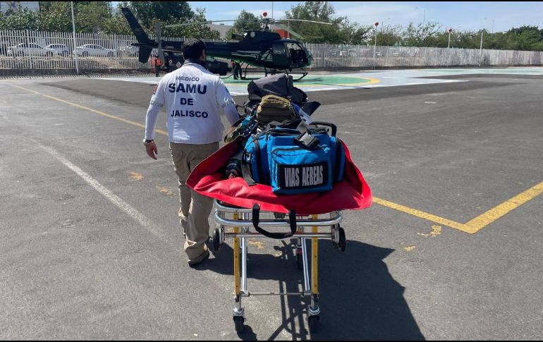 A Jalisco han sido trasladados 10 de los heridos graves en el accidente en la carretera a Puerto Vallarta. ESPECIAL