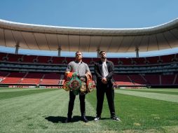 Saúl Álvarez y John Ryder se verán las caras el próximo sábado. ESPECIAL/@canelo