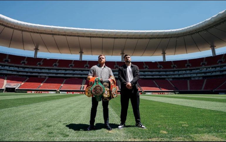 Saúl Álvarez y John Ryder se verán las caras el próximo sábado. ESPECIAL/@canelo
