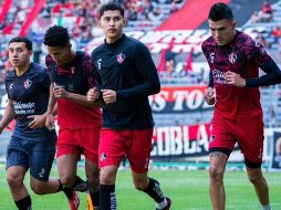 Todos los jugadores entrenan al parejo y sin riesgo alguno de perderse el duelo ante La Máquina en el Estadio Azteca. TWITTER/@AtlasFC