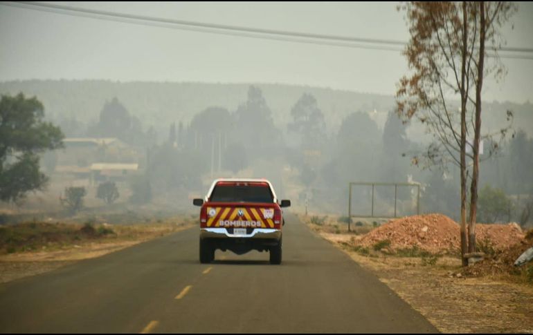 Los incendios en Chiquilistlán y Atemajac de Brizuela generan contaminantes que están llegando a la ZMG. ESPECIAL