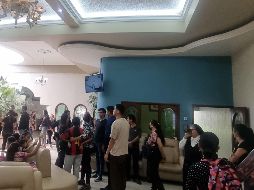 Velorio de Martha Gascón, David y Moises Aparicio Gascón, familiares que fallecieron en el accidente. EL INFORMADOR/A. Camacho