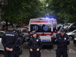 El joven fue arrestado en el patio del colegio donde se produjo la masacre. EFE/A. Cukic