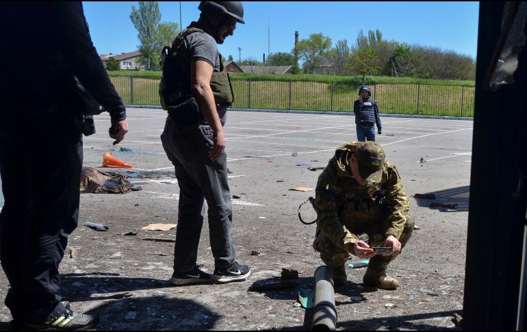 Jersón había anunciado este miércoles un toque de queda de 58 horas. EFE/I. ANTYPENKO