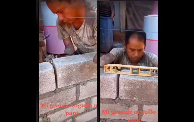 Perdió sus brazos hace 16 años en un accidente y desempeña con habilidad su oficio. ESPECIAL