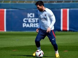 Messi fue sancionado por la directiva parisina debido a que se realizó un viaje sin permiso. Twiiter/@PSG_inside