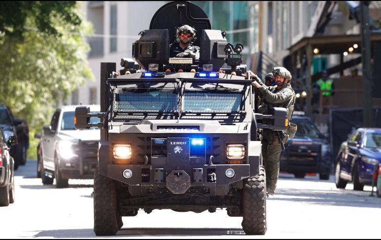 Tardaron más de 8 horas buscando al sospechoso. EFE