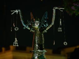 Previo al acto protocolario en Teatro Degollado, se realizó un recorrido al que acudieron organizadores del FCM, artistas cuyas obras participan en la ruta, medios de comunicación y personalidades invitadas de la sociedad y la cultura de Jalisco. EL INFORMADOR / C. Zepeda