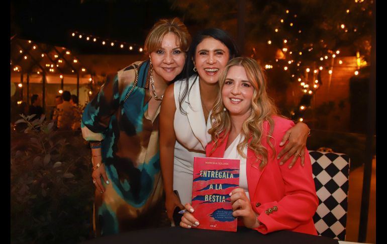 Miriam Flores, Griselda Zamudio y Marcela Solana. GENTE BIEN JALISCO/ Antonio Martínez