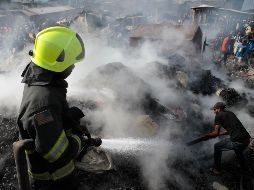No estaba claro qué causó el incendio. AP/O. Joseph