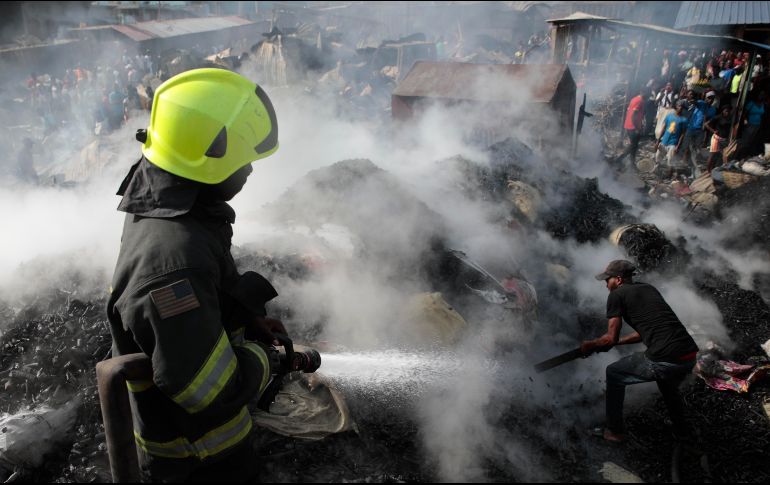 No estaba claro qué causó el incendio. AP/O. Joseph