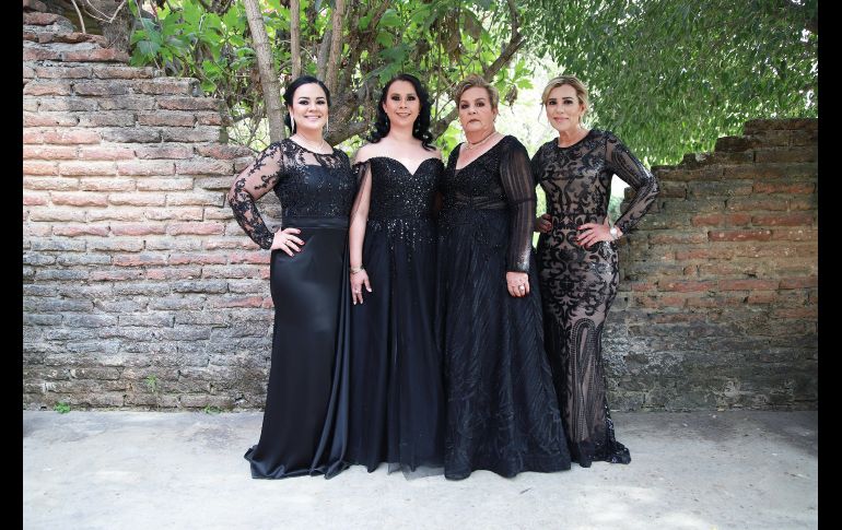 Yoly Altamirano, Nora Altamirano, Yolanda Rojas y Paloma Altamirano. GENTE BIEN JALISCO/ Antonio Martínez