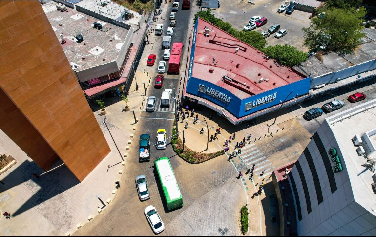 La “Estrella de la Muerte” está entre las vialidades Avenida 16 de Septiembre, Leandro Valle y Colegiales, en el Centro tapatío. EL INFORMADOR/ ARCHIVO