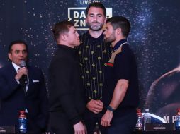 Ambos boxeadores tendrán que vencer la báscula este viernes. EL INFORMADOR/C. Zepeda