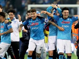 Con su empate de ayer ante el Udinese, el Napoli logró poner fin a una sequía de 33 años sin título de Liga. EFE/G. Menis