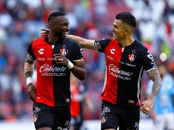 Julián Quiñones y Luis Reyes, durante el partido de la jornada 15 del torneo Clausura 2023 . IMAGO 7