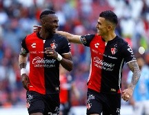 Julián Quiñones y Luis Reyes, durante el partido de la jornada 15 del torneo Clausura 2023 . IMAGO 7